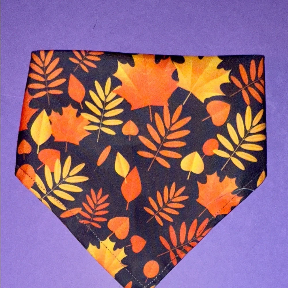 Van Gogh Inspired Dog Bandana with Cat Design